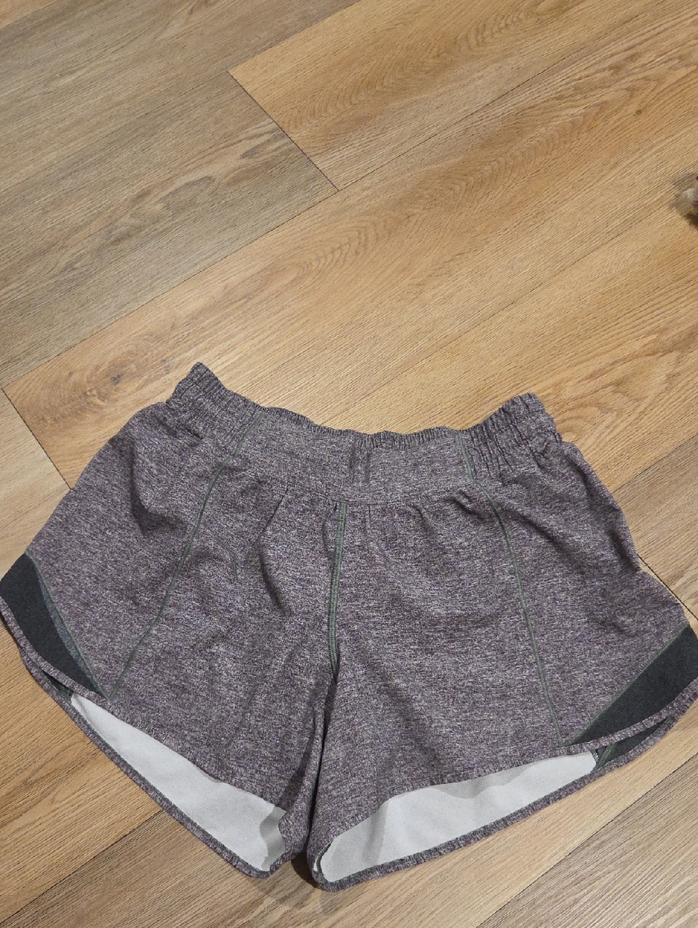 lululemon athletica Heathered Gray Athletic Shorts